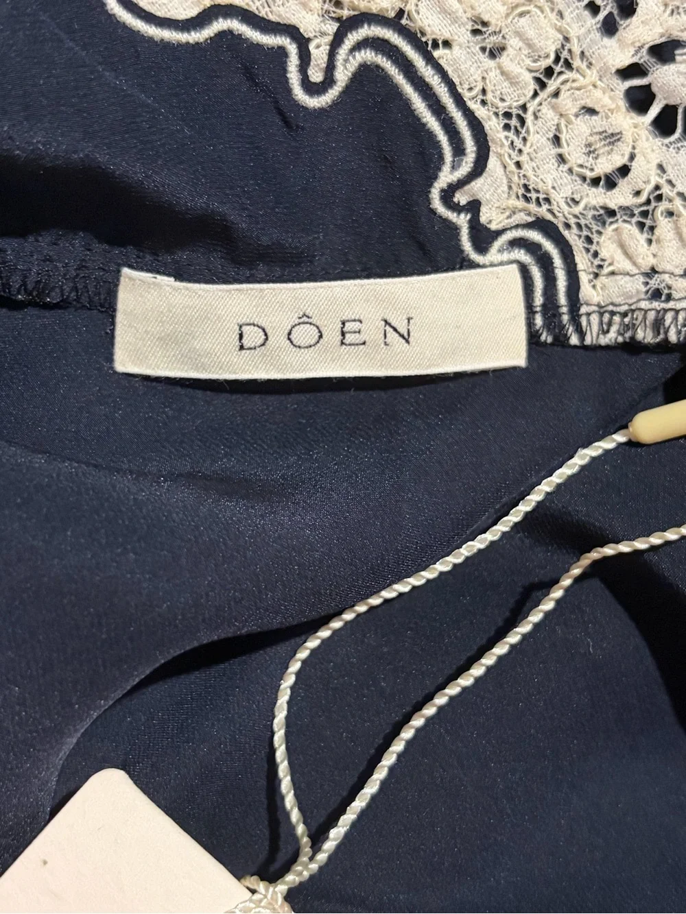 Doen Obelia Dress in Deep Navy - Picture 7 of 11
